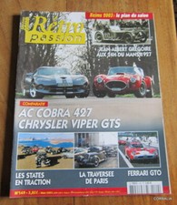 RETRO PASSION N° 149 / AC COBRA 427 ~ CHRYSLER VIPER GTS ~ FERRARI GTO