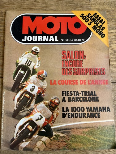 Moto journal 333 sanglas - moto,