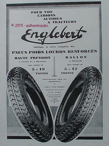Publicite englebert pneu poids - publicite,