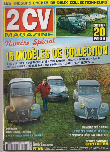 2cv magazine 15 modeles - magazine, n°96