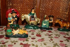 Anciens  santons  Terre cuite vernissée