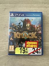 Jeu PlayStation Ps4 Knack Bon État