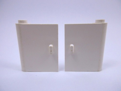 Lego white doors ref 60657 - white,
