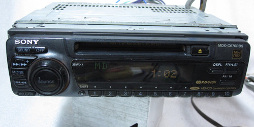 Car stereo sony mdx - stereo, mdx-c670rds