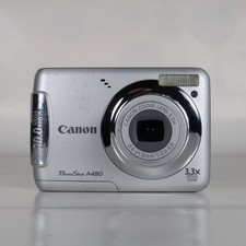 Canon PowerShot A480 10.0MP Digital Camera Silver, Manual | Refurbished