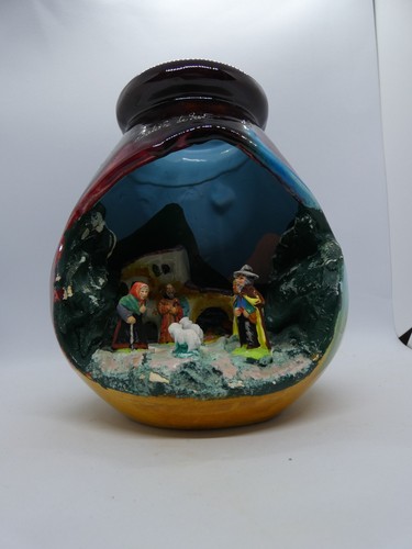 Crèche dans vase-pot