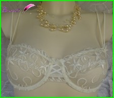 Soutien Gorge MIRIALE Écru Crème avec de la dentelle Taille 85B ou 90C FR AA73