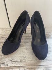 Talons Minelli Bleu Marine Suède Femme Taille 37 Très Bon Etat
