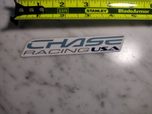 Chase bmx racing sticker - bmx,