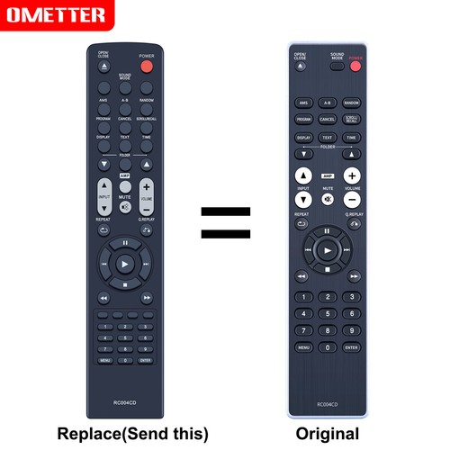 New rc004cd replacement remote - new,