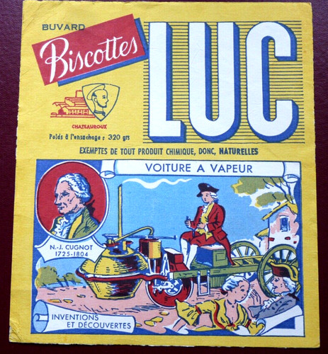 Buvard biscottes luc - buvard,