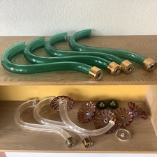 Pièces Détachées  Luminaire De Murano Vintage Bras Rosaces 13 P