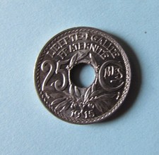 25 CENTIMES - LINDAUER - 1915 souligné  RECHERCHEE  QUALITE SUP