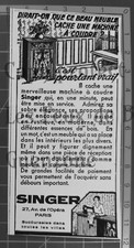 SINGER MEUBLE MACHINE A COUDRE