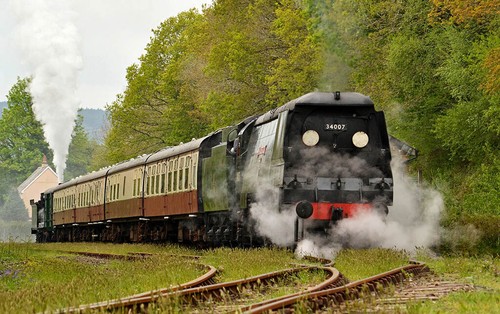 Train vapeur locomotive - train,