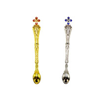Cuillère chrétienne liturgique calice orthodoxe ton or argent Sainte Communion