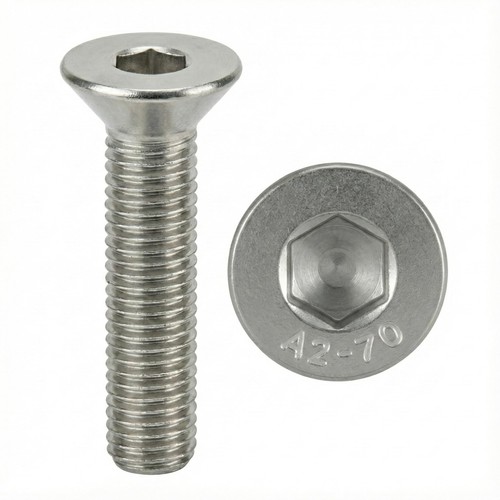 Vis inox m8x14 tête - inox,