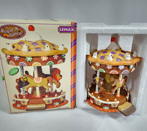 New lemax candy carousel sugar - new,
