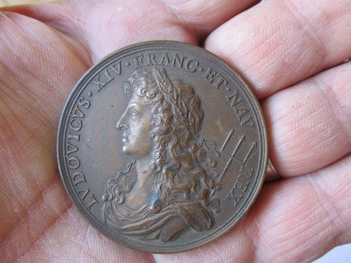 Médaille louis xiv navigation - médaille,