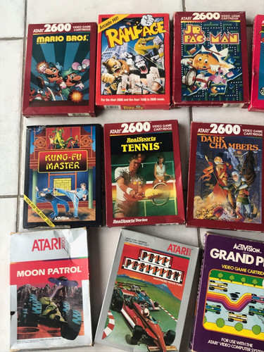 Lot cassettes atari - 2600, avec
