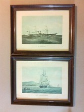 LOT 2 GRAVURES MARINES / THE