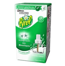 PYREL Recharge Sans Odeur Diffuseur Électrique Liquide Anti-Moustiques 45 nuits