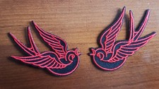 Patch écusson 2 hirondelles