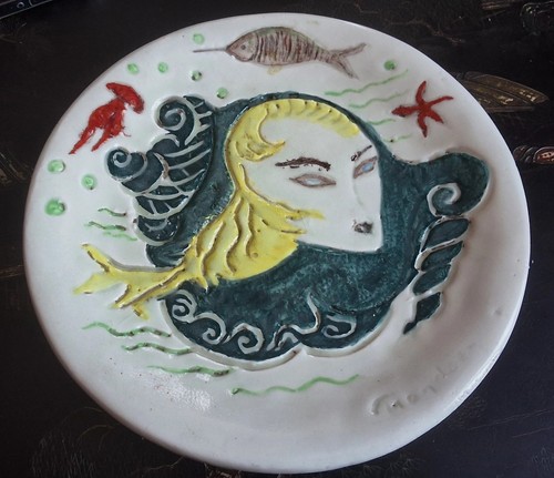 Vallauris ancienne assiette - , :