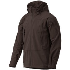 Helikon Veste Trooper MK2 Homme Soft-Shell Àcapuche Coupe-Vent Earth Brown