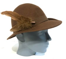 ANCIEN CHAPEAU À PLUME FABRICATION AUTRICHIENNE T53