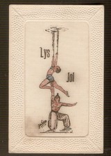 CIRQUE carte postale cpa