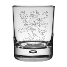 Art Pewter Lion Rampant Clan Crest Verre de Whisky Verre WG-C191