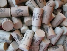 100 Bouchon Bouteille Vin Plastique Blanc Rouge / Used Bottle Wine Plastic Cork