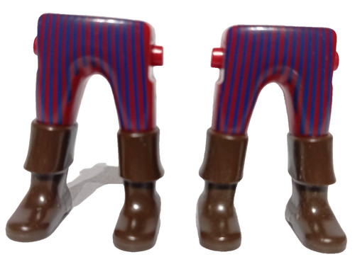 Playmobil jambes rayures - x2,
