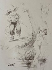 Lithographie enfantine, même