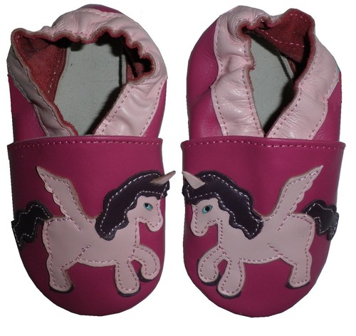 Chaussons cuir souple - en,