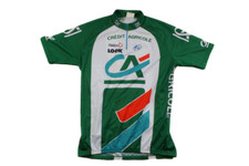 Maillot vélo vintage Crédit Agricole Nalini Look UCI