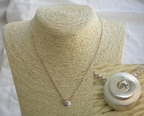 Collier coeur serti 6gr - coeur,