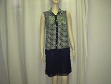 RENÉ DERHY Robe bleu marine