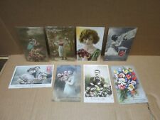FANTAISIES JOYEUX ANNIVERSAIRE  ensemble de 8 cartes postales diverses