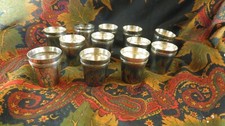 Anciens petits gobelets en - 12,