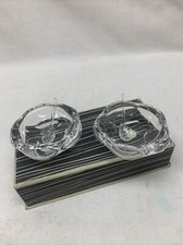 Salière et poivrière Cristal