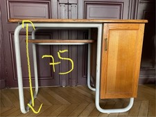 Bureau d'écolier, Bois et Fer