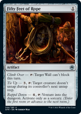 Magic mtg fifty feet - fifty, rope