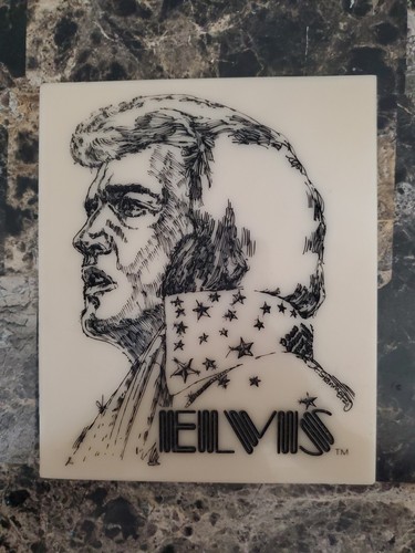 Elvis presley engraved bust - elvis,