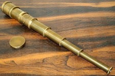 Télescope victorien en laiton