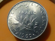 1 FRANC - SEMEUSE - 1960 -