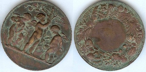 Médaille table amours - médaille, de