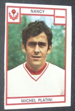 MICHEL PLATINI AS NANCY LORRAINE ASNL RECUPERATION PANINI FOOTBALL 76 1975-1976