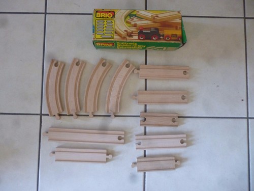 Vintage brio bois train set - vintage,